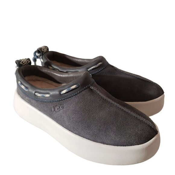 UGG Classic Boom Slip On Charcoal Sneaker size 6 NWOB - Picture 2 of 11